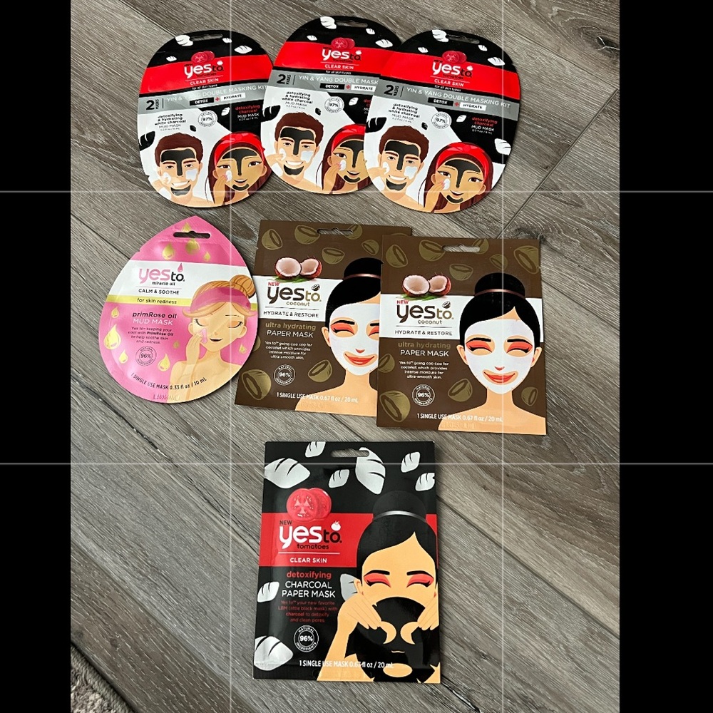Say yes to tomatoes Mask lot of 7 NEW